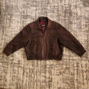 Men's Brown Leather Jacket